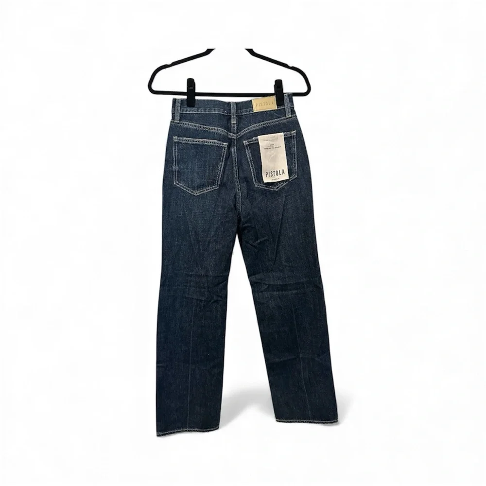Pistola Cassie super high rise straight Denim Jeans New with tags sz 25 petite - Picture 3 of 10